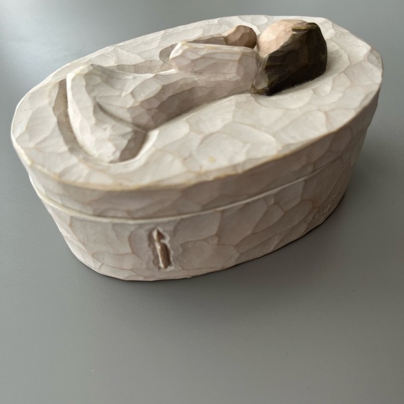 Willow Tree Jewelry Keepsake Box W/Lid “Angel of Prayer” Bless 2003 Susan Lordi - Picture 4 of 9